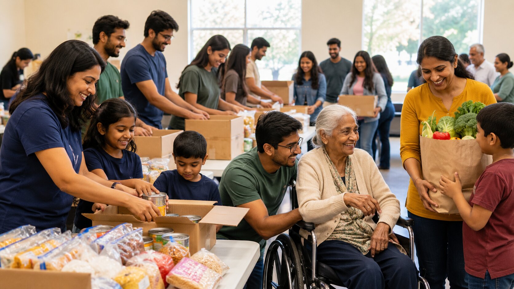 Community service volunteers
