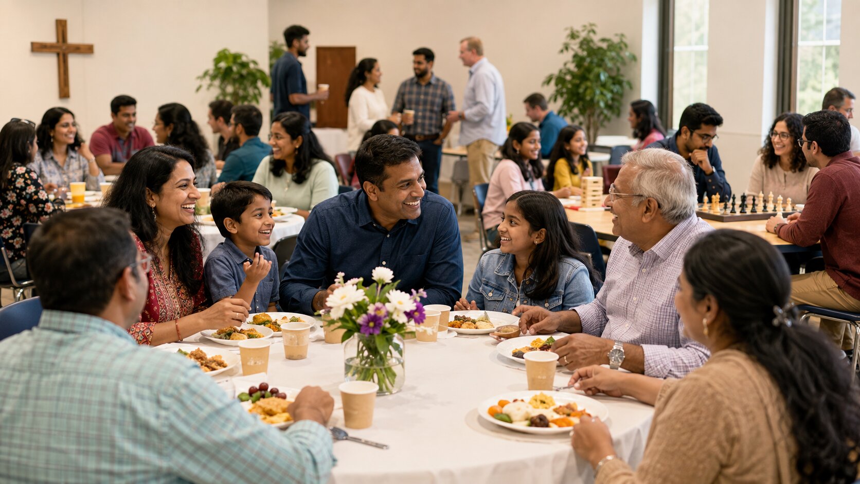 Food and fellowship gathering